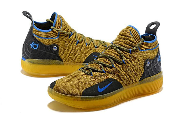 Nike Zoom KD11 Yellow Black Men Shoes Sneaker Sale Size US 7,8,8.5,9.5,10,11,12