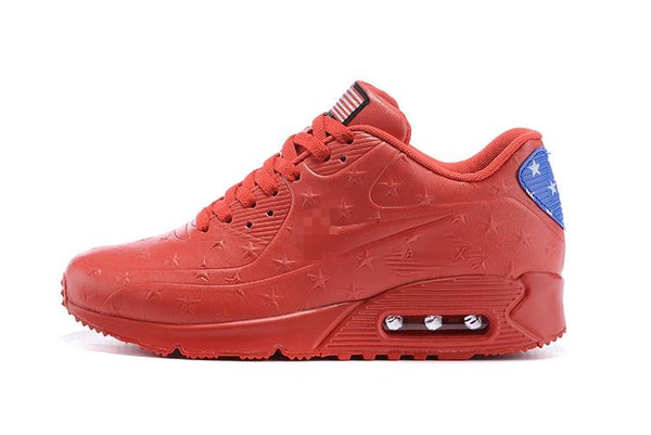Nike Air Max 90 'Independence Day Red' Shoes Sneaker Sale Men Size US 7, 8, 8.5, 9, 10, 11