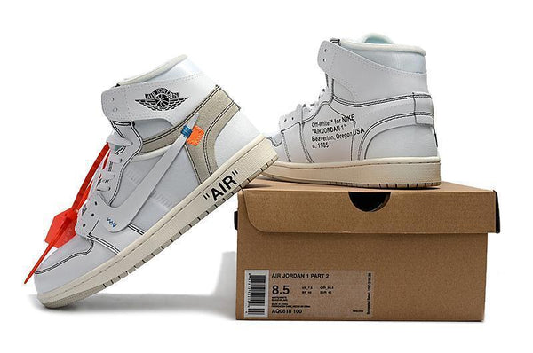 Nike Air Jordan 1 Part 2 OFF White Shoes Basketball Men Size US 7 - 13