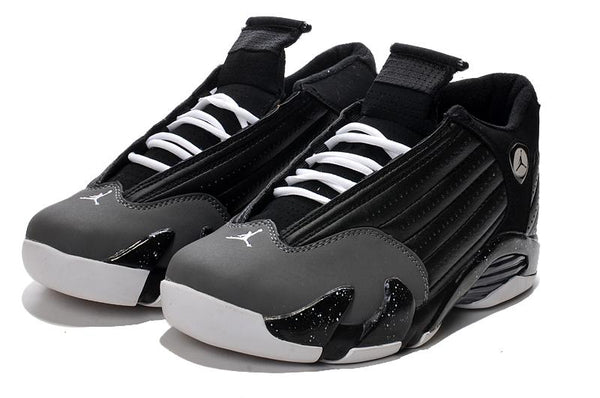 Nike Air Jordan 14 Retro Black Grey Sneaker Shoes Sale Men Size 7-13