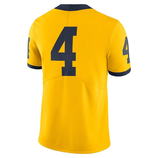 #4 Michigan Wolverines Jordan Brand Limited Football Jersey - Maize 2019