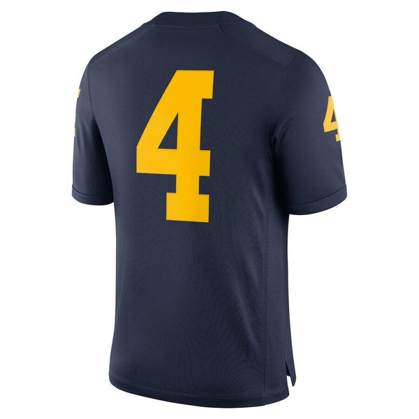 #4 Michigan Wolverines Jordan Brand Limited Football Jersey - Navy 2019