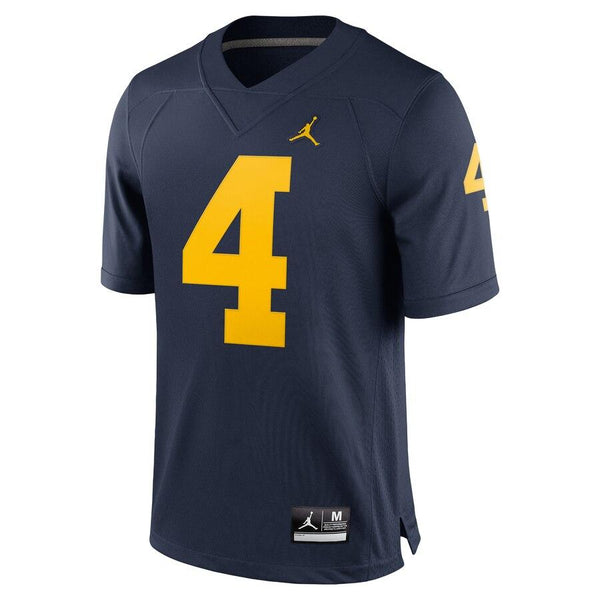 #4 Michigan Wolverines Jordan Brand Limited Football Jersey - Navy 2019