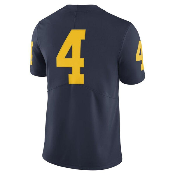 #4 Michigan Wolverines Jordan Brand Limited Performance Football Jersey – Navy 2019