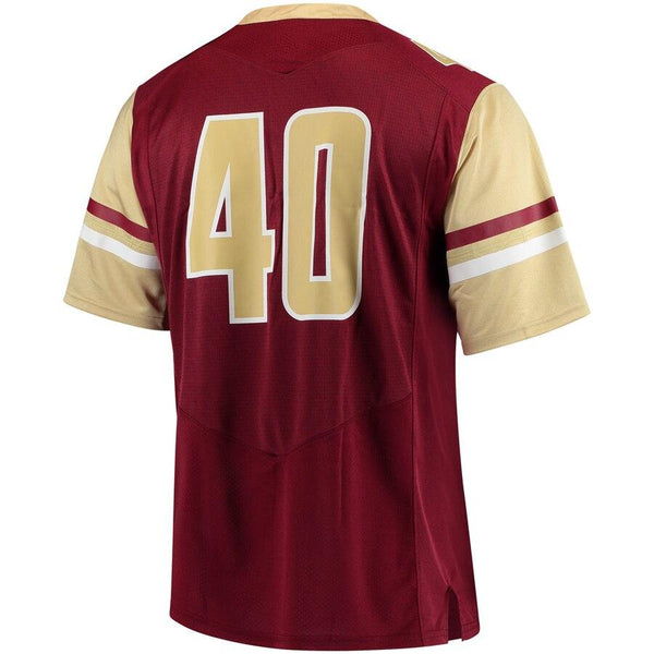 #40 Boston College Eagles Under Armour Replica Football Jersey - Maroon 2019