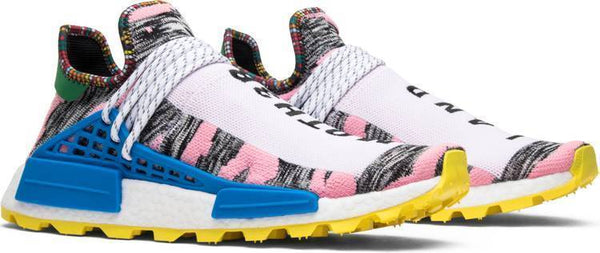 Pharrell x Adidas NMD Human Race Trail 'Solar Pack' Grey Pink Shoes Men Women Sneaker Sale All Size US 7-11