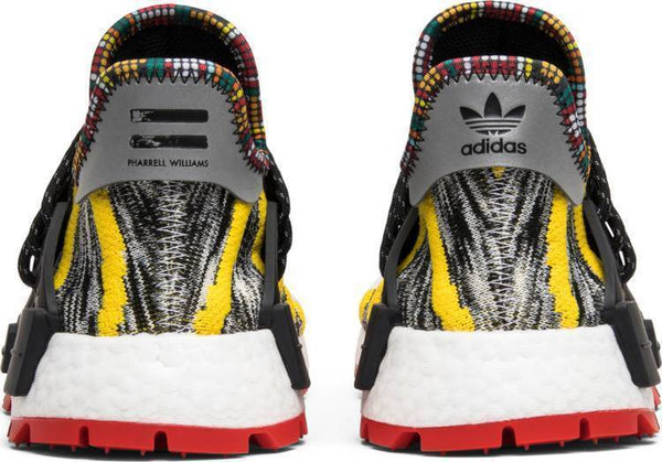 Pharrell x Adidas NMD Human Race Trail 'Solar Pack' Grey Yellow Shoes Men Women Sneaker Sale All Size US 7-11