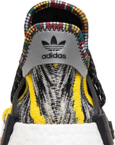 Pharrell x Adidas NMD Human Race Trail 'Solar Pack' Grey Yellow Shoes Men Women Sneaker Sale All Size US 7-11