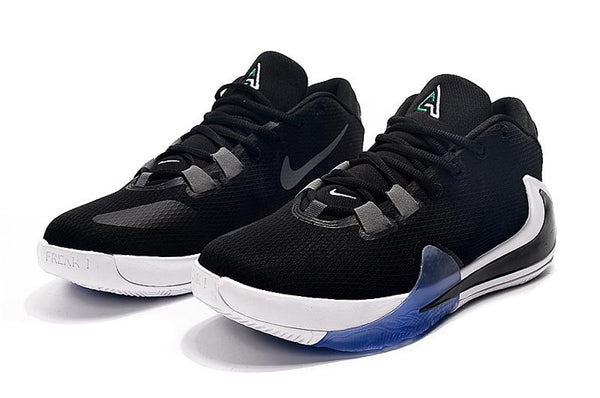 Nike Zoom Freak 1 Black White Basketball Sneaker Shoes Sale Size US 7,8,8.5,9.5,10,11,12