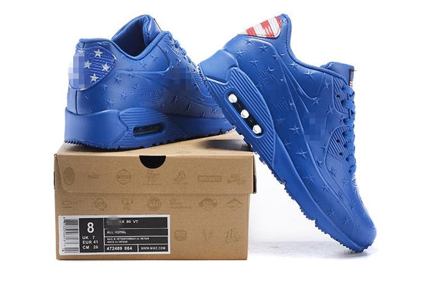 Nike Air Max 90 'Independence Day Blue' Shoes Sneaker Sale Men Size US 7, 8, 8.5, 9, 10, 11
