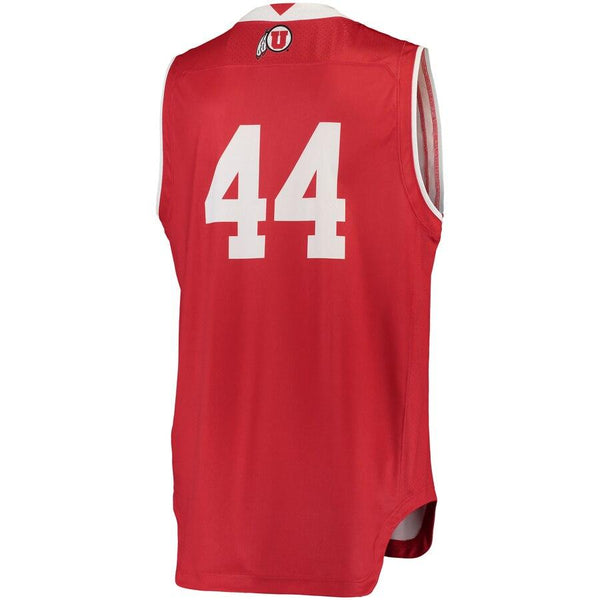 #44 Utah Utes Under Armour Replica Basketball Performance Jersey - Red 2019