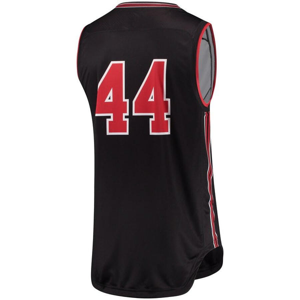 #44 Utah Utes Under Armour Replica Performance Basketball Jersey – Black 2019