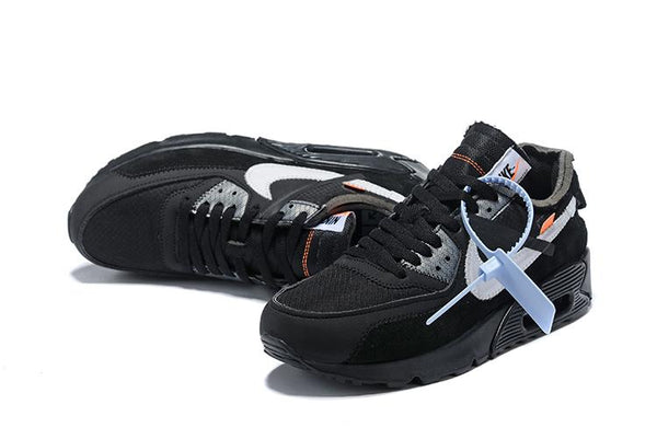 OFF-WHITE x Nike Air Max 90 'Black' Shoes Sneaker Sale Men Size US 7, 8, 8.5, 9, 10, 11