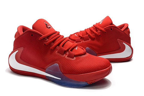 Nike Zoom Freak 1 Red White Basketball Sneaker Shoes Sale Size US 7,8,8.5,9.5,10,11,12