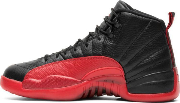 Nike Air Air Jordan 12 Retro 'Flu Game' 2016 Black Red Shoes Basketball Men Sale Size US 7 - 13