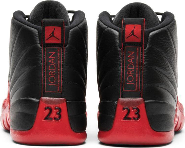 Nike Air Air Jordan 12 Retro 'Flu Game' 2016 Black Red Shoes Basketball Men Sale Size US 7 - 13