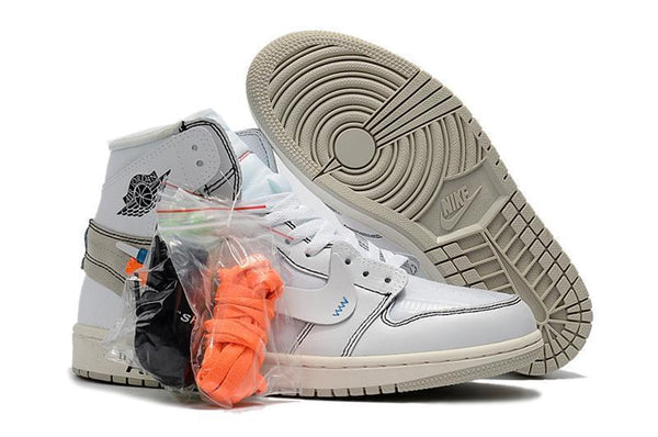 Nike Air Jordan 1 Part 2 OFF White Shoes Basketball Men Size US 7 - 13