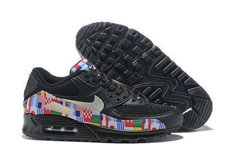 Nike Air Max 90 'One World Black' Shoes Sneaker Sale Men Size US 7, 8, 8.5, 9, 10, 11