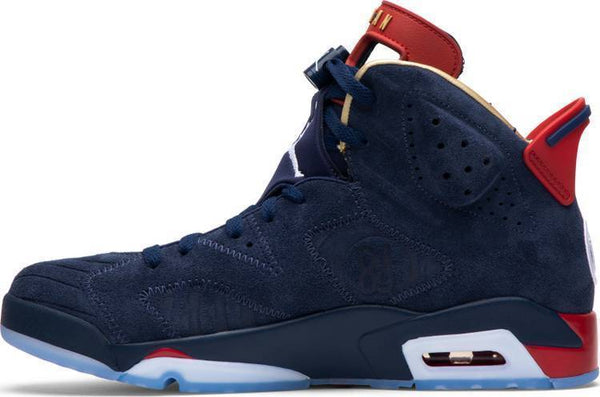 Nike Air Jordan 6 Retro 'Doernbecher' 2019 Mid Night Navy White Men Shoes Sale Size US 7, 8, 8.5, 9, 10, 11, 12, 13