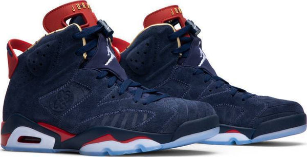 Nike Air Jordan 6 Retro 'Doernbecher' 2019 Mid Night Navy White Men Shoes Sale Size US 7, 8, 8.5, 9, 10, 11, 12, 13