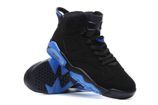 Nike Air Jordan 6 Retro Black Blue Men Shoes Sale Size US 7, 8, 8.5, 9, 10, 11, 12, 13