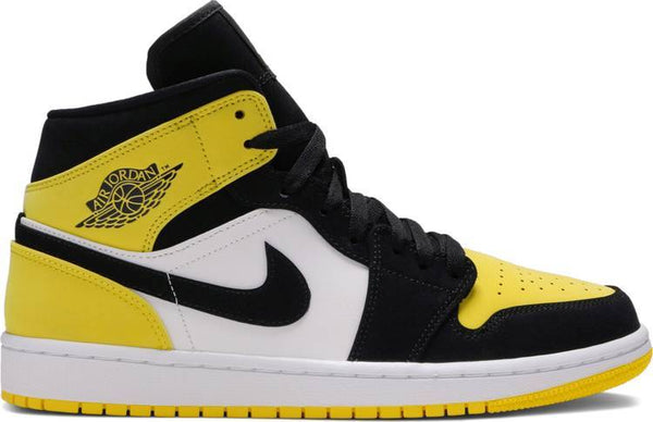 Nike Air Jordan 1 Mid SE 'Yellow Toe' Shoes Basketball Men Size US 7, 8, 8.5, 9, 10, 11, 12, 13
