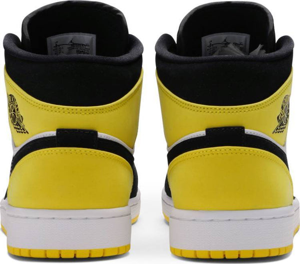 Nike Air Jordan 1 Mid SE 'Yellow Toe' Sneaker Shoes Sale Men Size 7-12