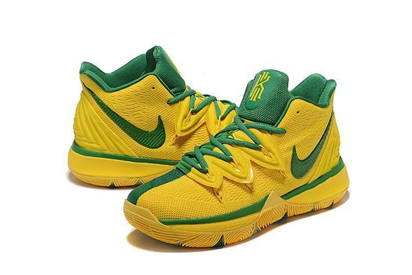 Kyrie 5 Yellow Green Basketball Shoes Men Sale Size US 7,8,8.5,9.5,10,11,12