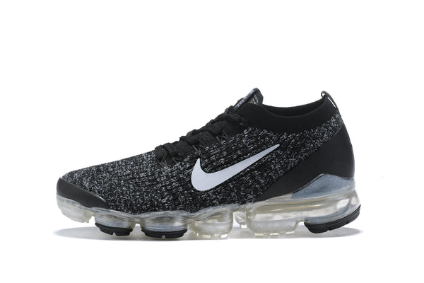 Nike Air Vapormax Flyknit 3 "Oreo" Grey Black Shoes Sneakers Men Sale Size US 7, 8, 8.5, 9, 10, 11