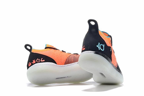 Nike Zoom KD11 Orange Black Men Shoes Sneaker Sale Size US 7,8,8.5,9.5,10,11,12