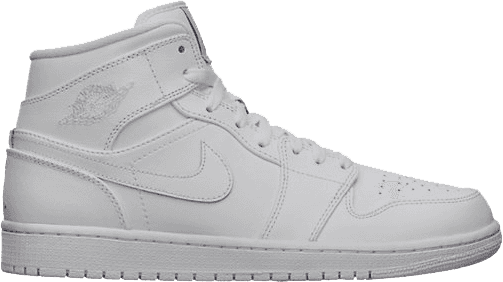 Nike Air Jordan 1 Mid White Shoes Basketball Men Size US 7, 8, 8.5, 9, 10, 11, 12, 13