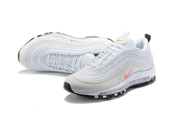 Nike Air Max 97 White Orange Shoes Sale Men Size US 7, 8, 8.5, 9, 10, 11