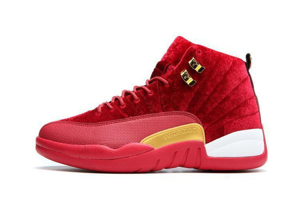 Nike Air Jordan 12 Retro Red Velvet Shoes Basketball Men Sale Size US 7 - 13
