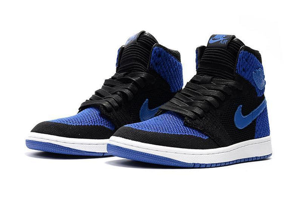 Nike Air Jordan 1 High Retro Flyknit Navy Black Shoes Basketball Men Size US 7 - 13