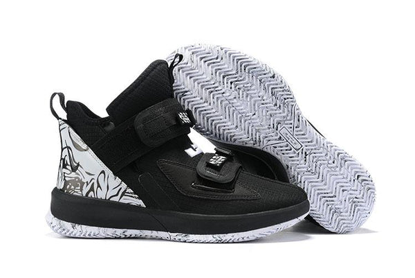 Nike Lebron Soldier XIII 13 Black Grey Men Sneaker Shoes Sale Size US7,8,8.5,9,10,11,12
