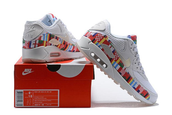 Nike Air Max 90 'One World White' Shoes Sneaker Sale Men Size US 7, 8, 8.5, 9, 10, 11