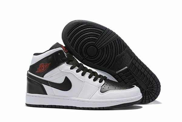 Nike Air Jordan 1 Mid 'White Black' Sneaker Shoes Sale Men Size 7-12