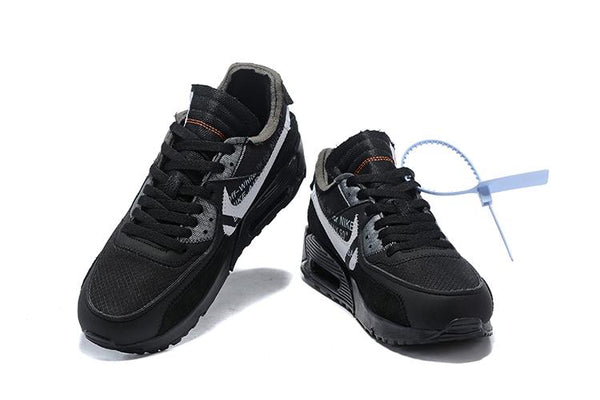 OFF-WHITE x Nike Air Max 90 'Black' Shoes Sneaker Sale Men Size US 7, 8, 8.5, 9, 10, 11