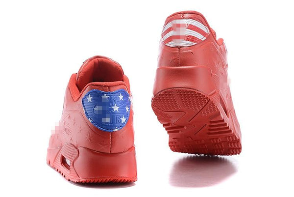Nike Air Max 90 'Independence Day Red' Shoes Sneaker Sale Men Size US 7, 8, 8.5, 9, 10, 11