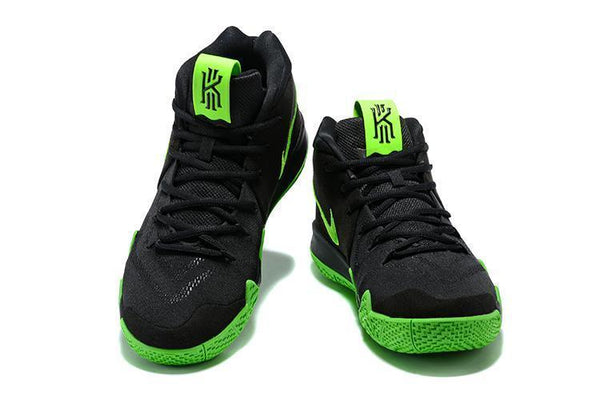 Nike Kyrie 4 "Halloween" Black Green Men Basketball Shoes Sale Size US 7,8,8.5,9.5,10,11,12