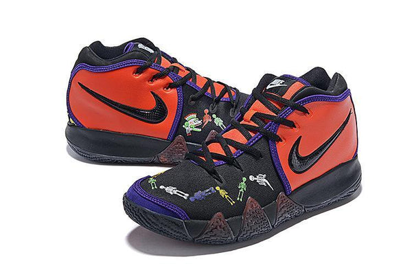 Nike Kyrie 4 'Day Of The Dead' Basketball Shoes Sneaker Sale Size US 7,8,8.5,9.5,10,11,12