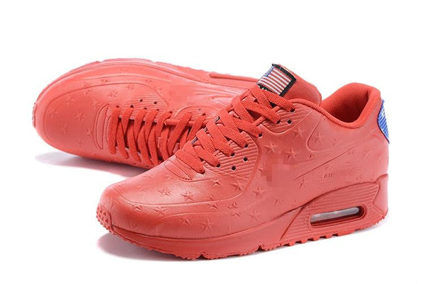 Nike Air Max 90 'Independence Day Red' Shoes Sneaker Sale Men Size US 7, 8, 8.5, 9, 10, 11