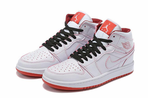 Nike Air Jordan 1 Mid SE 'White Gym Red' Sneaker Shoes Sale Men Size 7-12