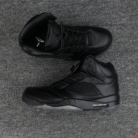 Nike Air Jordan 5 Super Black Men Shoes Sale Size US 7, 8, 8.5, 9, 10, 11, 12, 13