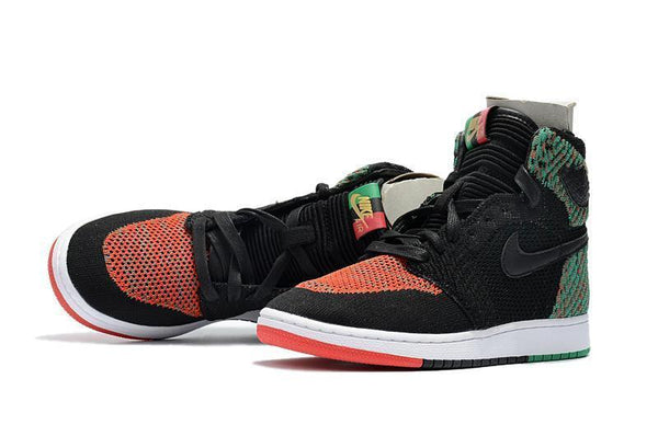 Nike Air Jordan 1 High Retro Flyknit BHM Shoes Basketball Men Size US 7 - 13