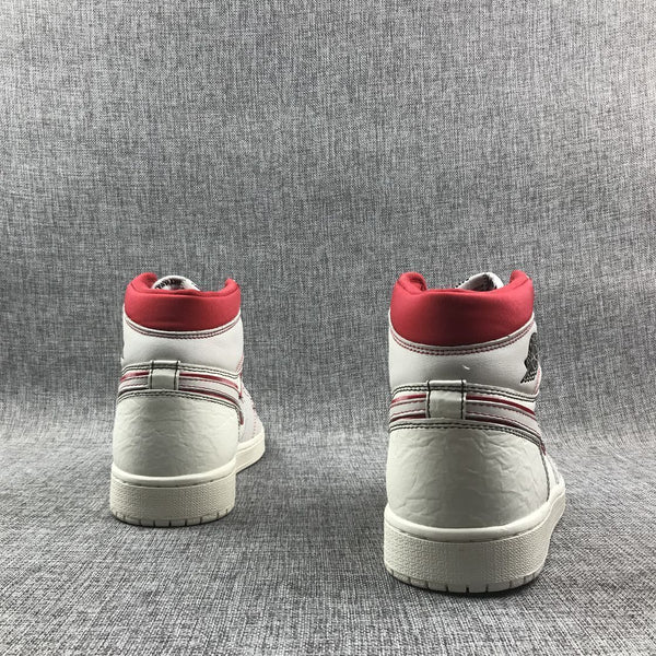 Nike Air Jordan 1 High Retro OG White Red Shoes Basketball Men Size US 7 - 13