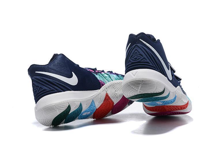 Nike Kyrie 5 Blue Camoplage Men Basketball Shoes Sale Size US  7,8,8.5,9.5,10,11,12