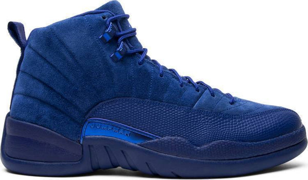Nike Air Air Jordan 12 Retro 'Deep Royal' Navy Blue Shoes Basketball Men Sale Size US 7 - 13