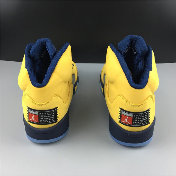 Nike Air Jordan 5 Retro 'Michigan' Men Shoes Sale Sneaker Size US 7, 8, 8.5, 9, 10, 11, 12, 13