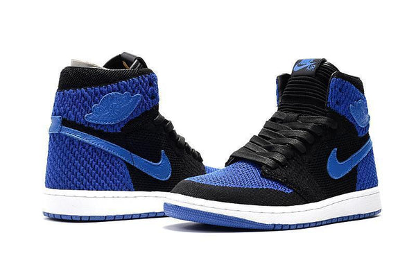 Nike Air Jordan 1 High Retro Flyknit Navy Black Shoes Basketball Men Size US 7 - 13